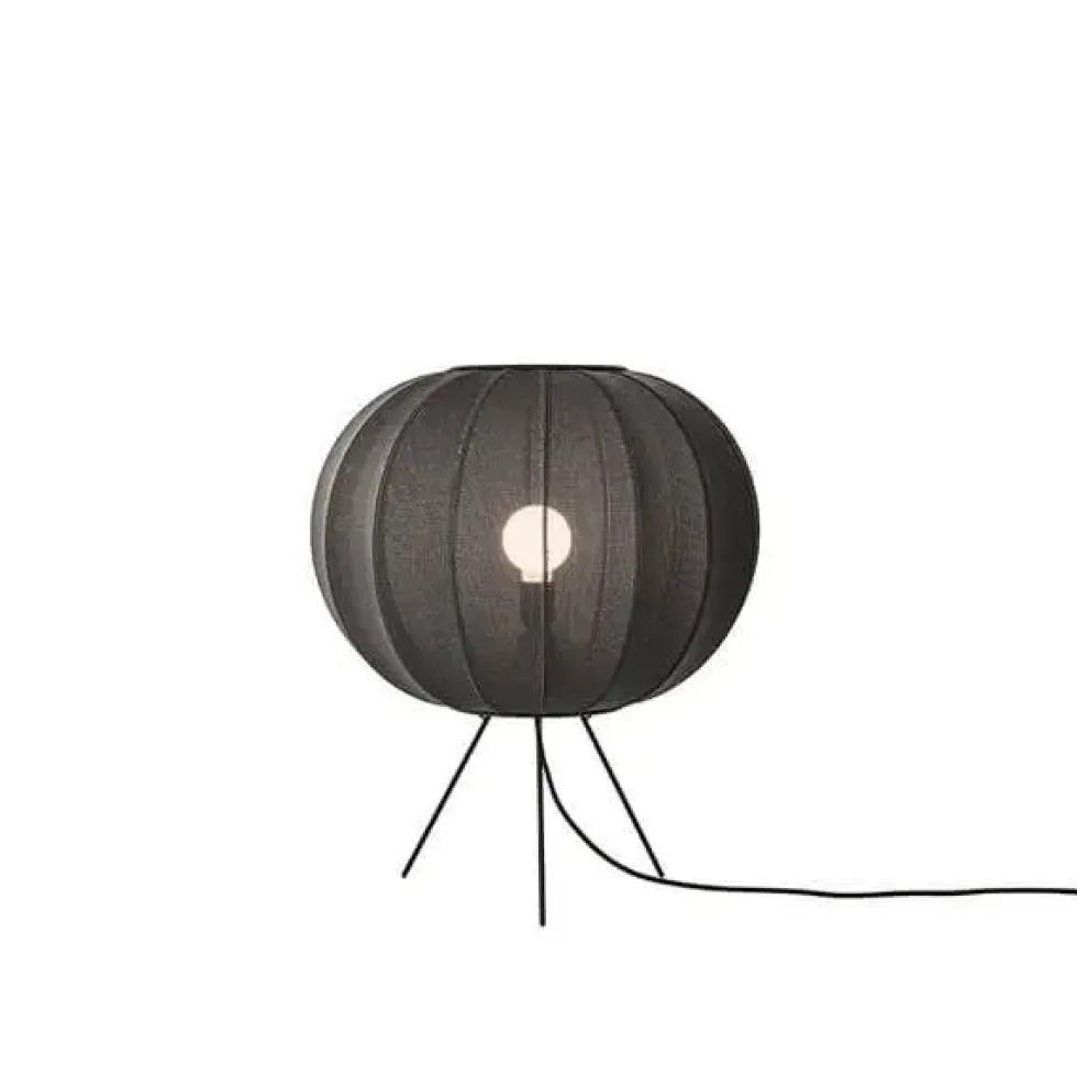 Knit-Wit Ø45 gulvlampe lav, sort