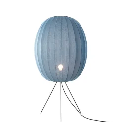 Knit-Wit Ø65 gulvlampe medium, bluestone