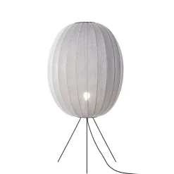 Knit-Wit Ø65 gulvlampe medium, sølv