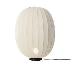 Knit-Wit Ø65 gulvlampe, pearl hvid