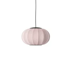 Knit-Wit Ø45 oval pendel LED, lys pink