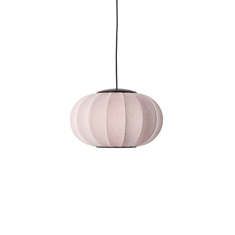 Knit-Wit Ø45 oval pendel LED, lys pink