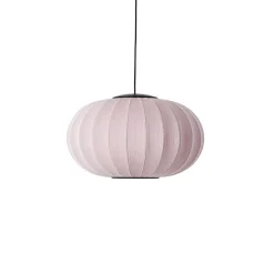 Knit-Wit Ø57 oval pendel LED, lys pink