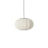 Knit-Wit Ø45 oval pendel, pearl hvid