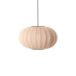 Knit-Wit Ø57 oval pendel, sandstone
