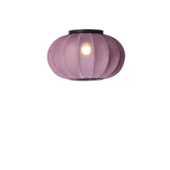 Knit-Wit Ø45 oval væglampe / loftlampe, bourgogne