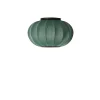 Knit-Wit Ø45 oval væglampe / loftlampe, tweed grøn