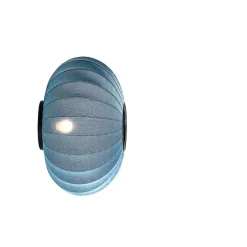 Knit-Wit Ø57 oval væglampe / loftlampe, bluestone