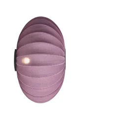 Knit-Wit Ø76 oval væglampe / loftlampe, bourgogne