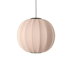 Knit-Wit Ø60 rund pendel LED, sandstone