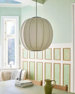 Knit-Wit Ø60 rund pendel, pearl hvid