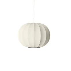 Knit-Wit Ø45 rund pendel, pearl hvid