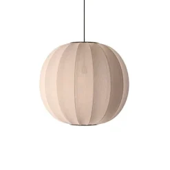 Knit-Wit Ø60 rund pendel, sandstone