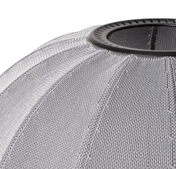 Knit-Wit Ø60 rund pendel, silver