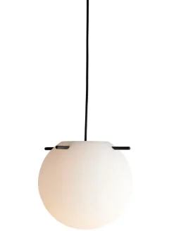 Koi pendel Ø25, opal/sort