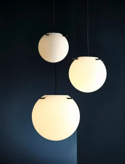 Koi pendel Ø19, opal/sort