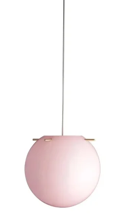 Koi pendel Ø19, rosa/messing