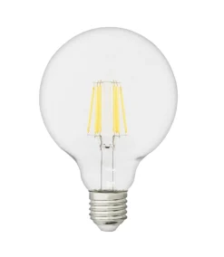 LED Pære Globe 8W Ø95 Klar - E27, Klar