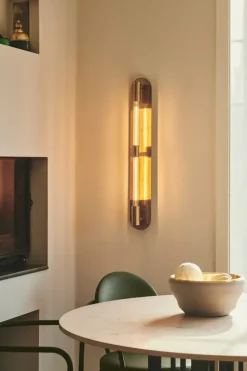 Liberty Double væglampe, guld