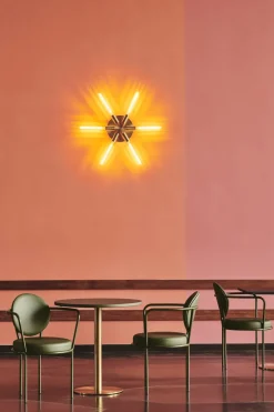 Liberty Star væglampe, guld