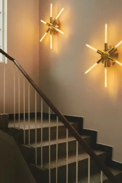 Liberty Star væglampe, guld
