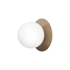 Liila 1 large væglampe / loftlampe, mørk bronze/opal