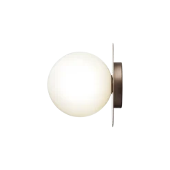 Liila 1 large væglampe / loftlampe, mørk bronze/opal