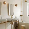 Liila 1 medium væglampe / loftlampe, mørk bronze/opal
