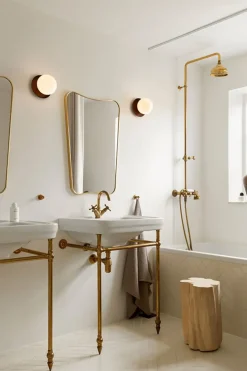 Liila 1 medium væglampe / loftlampe, sort/klar