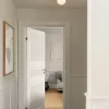 Liila Muuse væglampe / loftlampe medium, hvid/opal