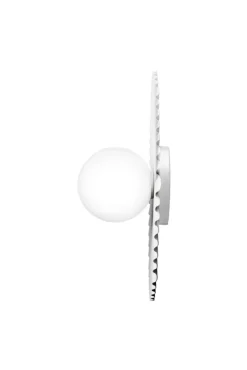 Liila Muuse væglampe / loftlampe medium, hvid/opal