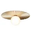 Liila Muuse væglampe / loftlampe medium, Nordic guld/opal