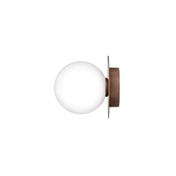 Liila 1 Outdoor væglampe / loftlampe, mørk bronze/opal