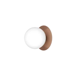 Liila 1 Outdoor væglampe / loftlampe, mørk bronze/opal