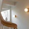 Liila 1 Small væglampe / loftlampe IP44, nordic guld/opal