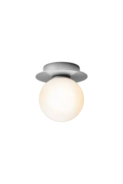 Liila 1 Small væglampe / loftlampe IP44, light silver/opal
