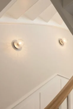 Liila 1 Small væglampe / loftlampe IP44, light silver/klar