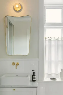 Liila 1 Small væglampe / loftlampe IP44, mørk bronze/klar