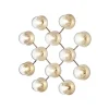 Liila 12 væglampe / loftlampe, nordic guld/klar