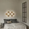 Liila 7 væglampe / loftlampe, nordic guld/opal