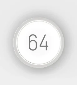 Lisc Number udendørs væglampe, pure white