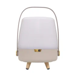 Lite-up Play Mini 2.0 LED lampe m/JBL højtaler, sand