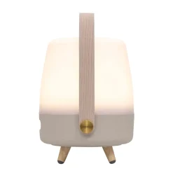 Lite-up Play Mini 2.0 LED lampe m/JBL højtaler, sand