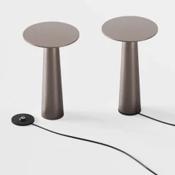 Lix batterilampe / bordlampe, bright bronze