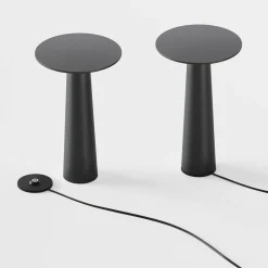 Lix batterilampe / bordlampe, jet black
