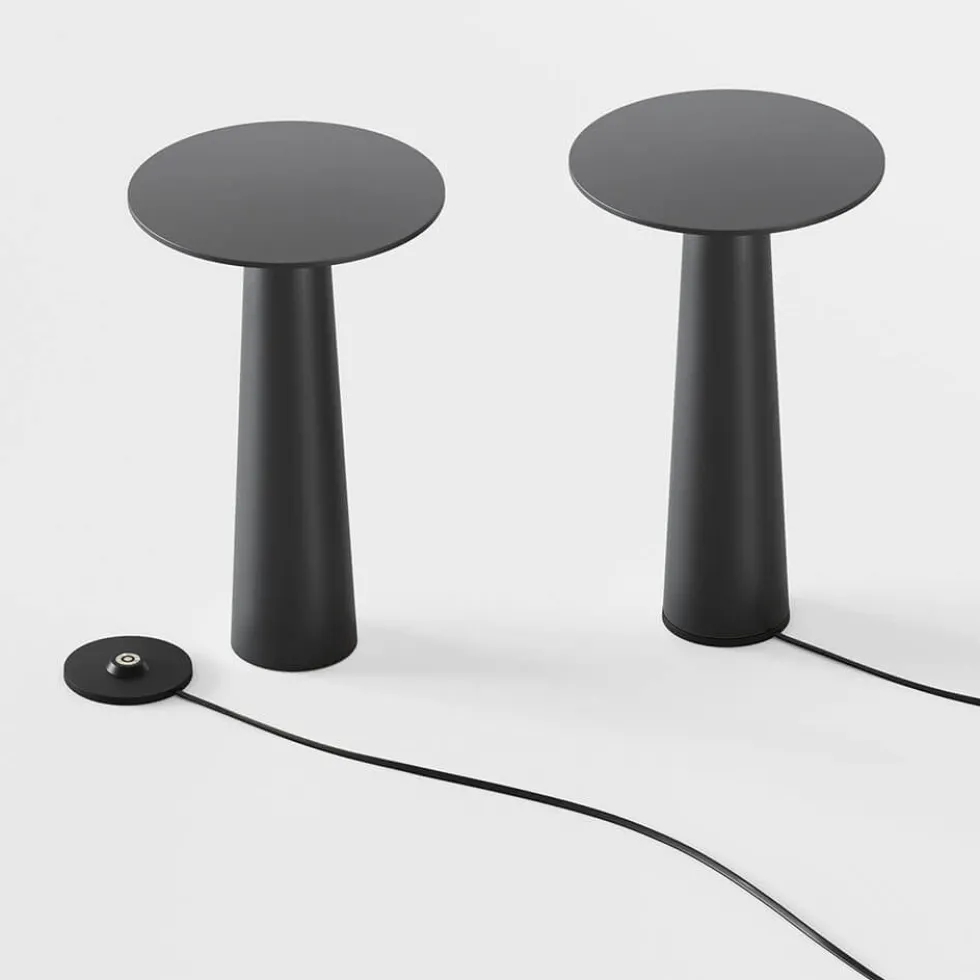 Lix batterilampe / bordlampe, jet black