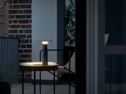 Lix batterilampe / bordlampe, jet black