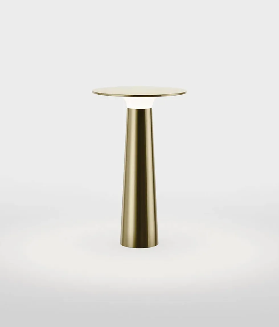 Lix batterilampe / bordlampe, messing
