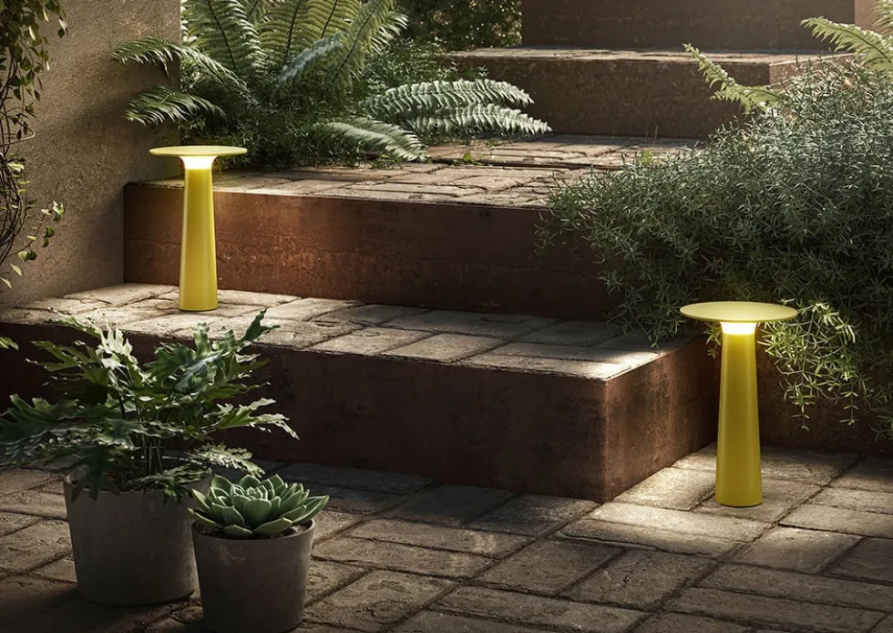 Lix batterilampe / bordlampe, sun