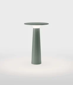 Lix batterilampe / bordlampe, sage